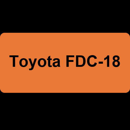 Toyota FDC-18